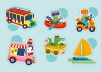 Ma Pochette De 100 Gommettes - Transports Ma Pochette De 100 Gommettes - Transports