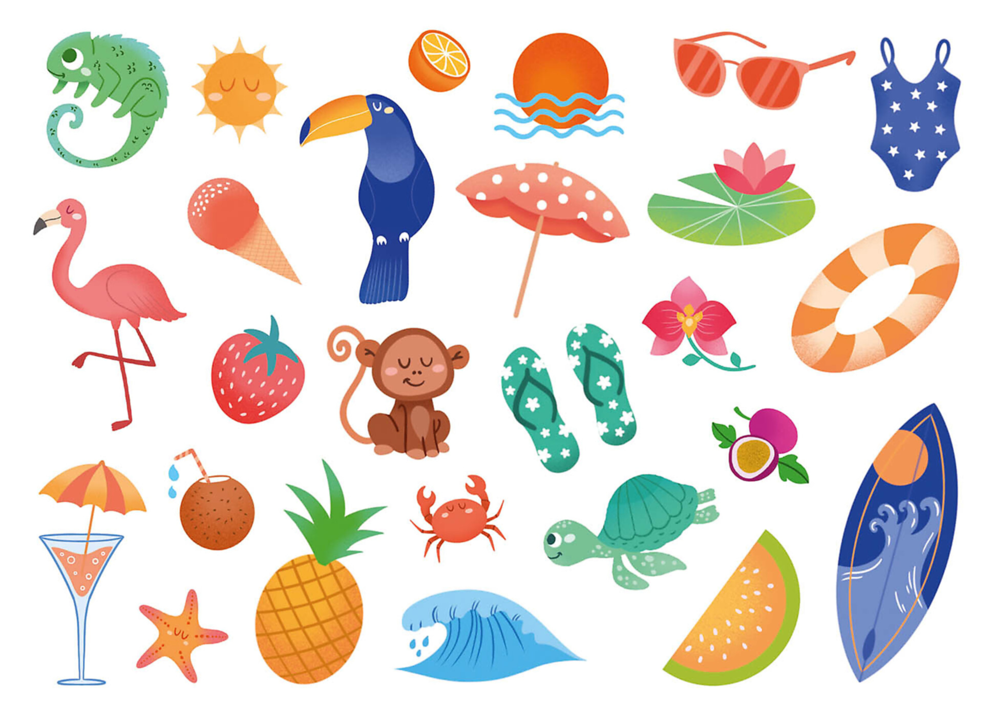 Mes P'tits Tattoos - Tropicool Mes P'tits Tattoos - Tropicool