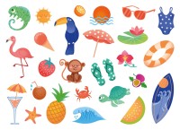 Mes P'tits Tattoos - Tropicool Mes P'tits Tattoos - Tropicool