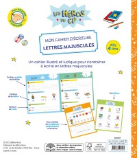 Les Héros Du Cp - Mon Cahier D'écriture - Lettres Majuscules