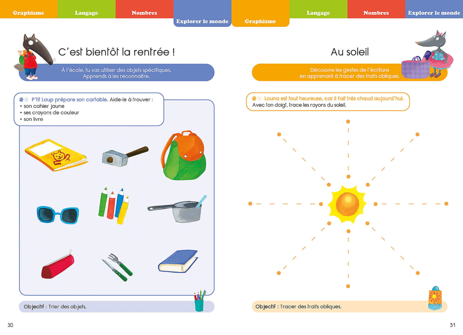 P'tit Loup - Mon Premier Cahier En Vacances - 2026 P'tit Loup - Mon Premier Cahier En Vacances - 2026