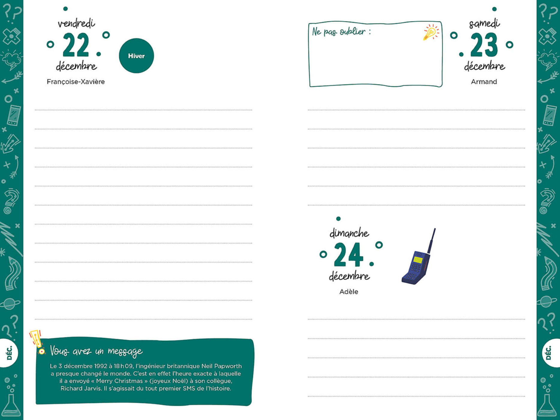 Agenda Science & Vie Junior 2023-2024