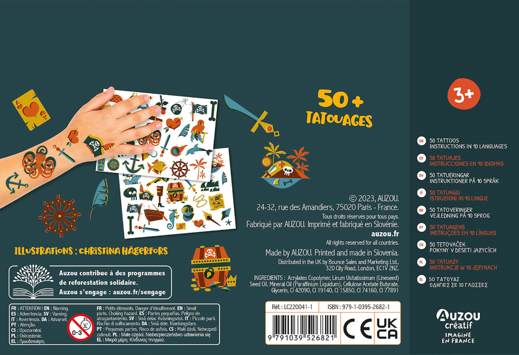 Mes P'tits Tattoos - Pirates