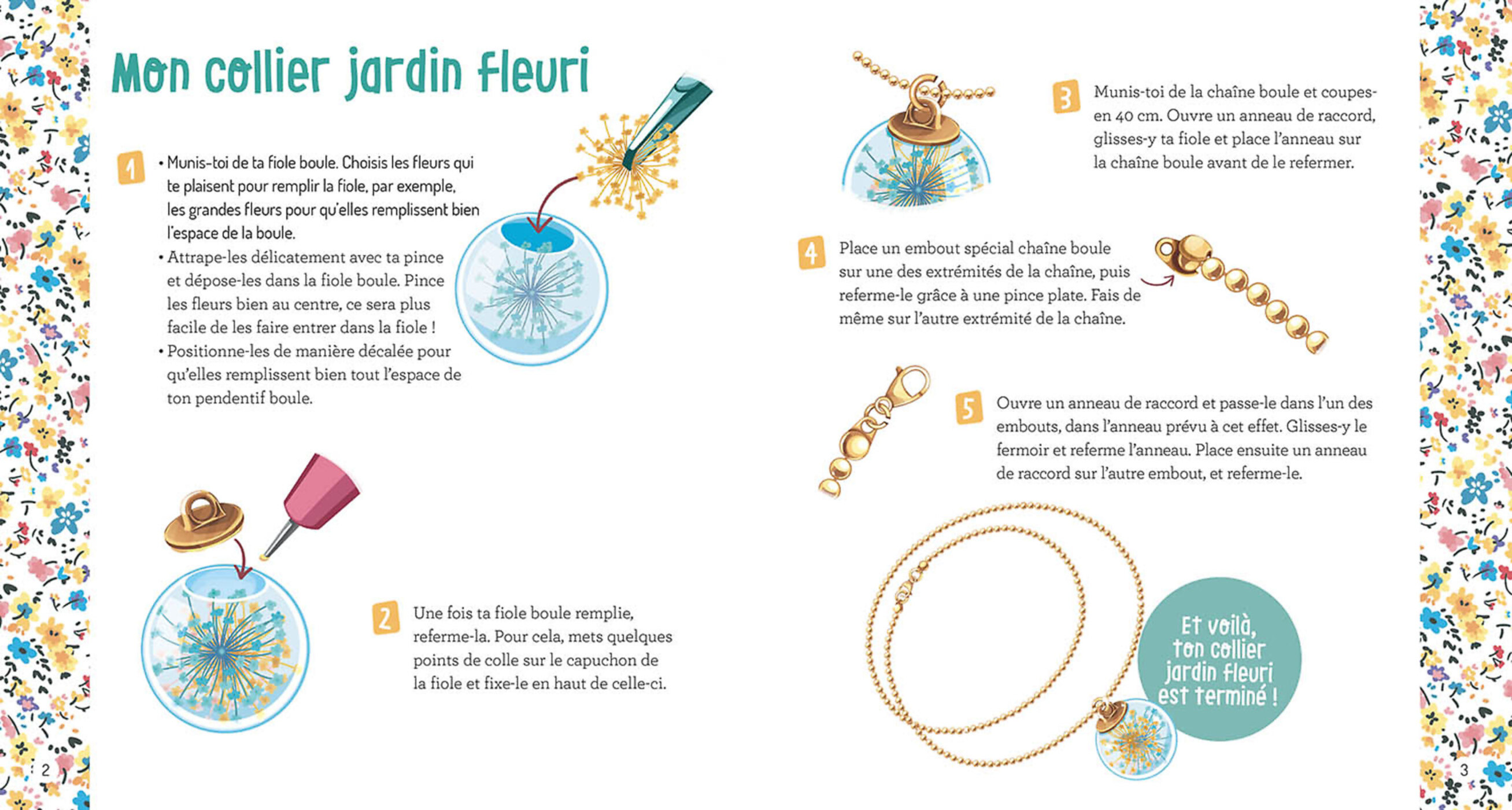 Ma Boîte À Bijoux - Mes Merveilleux Bijoux Fleuris Ma Boîte À Bijoux - Mes Merveilleux Bijoux Fleuris