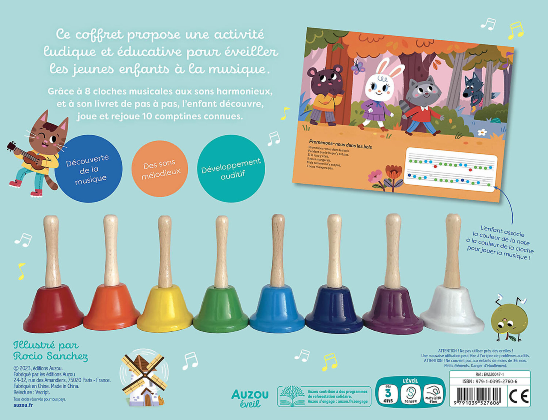 Mon Coffret D'éveil Musical - 8 Cloches Musicales