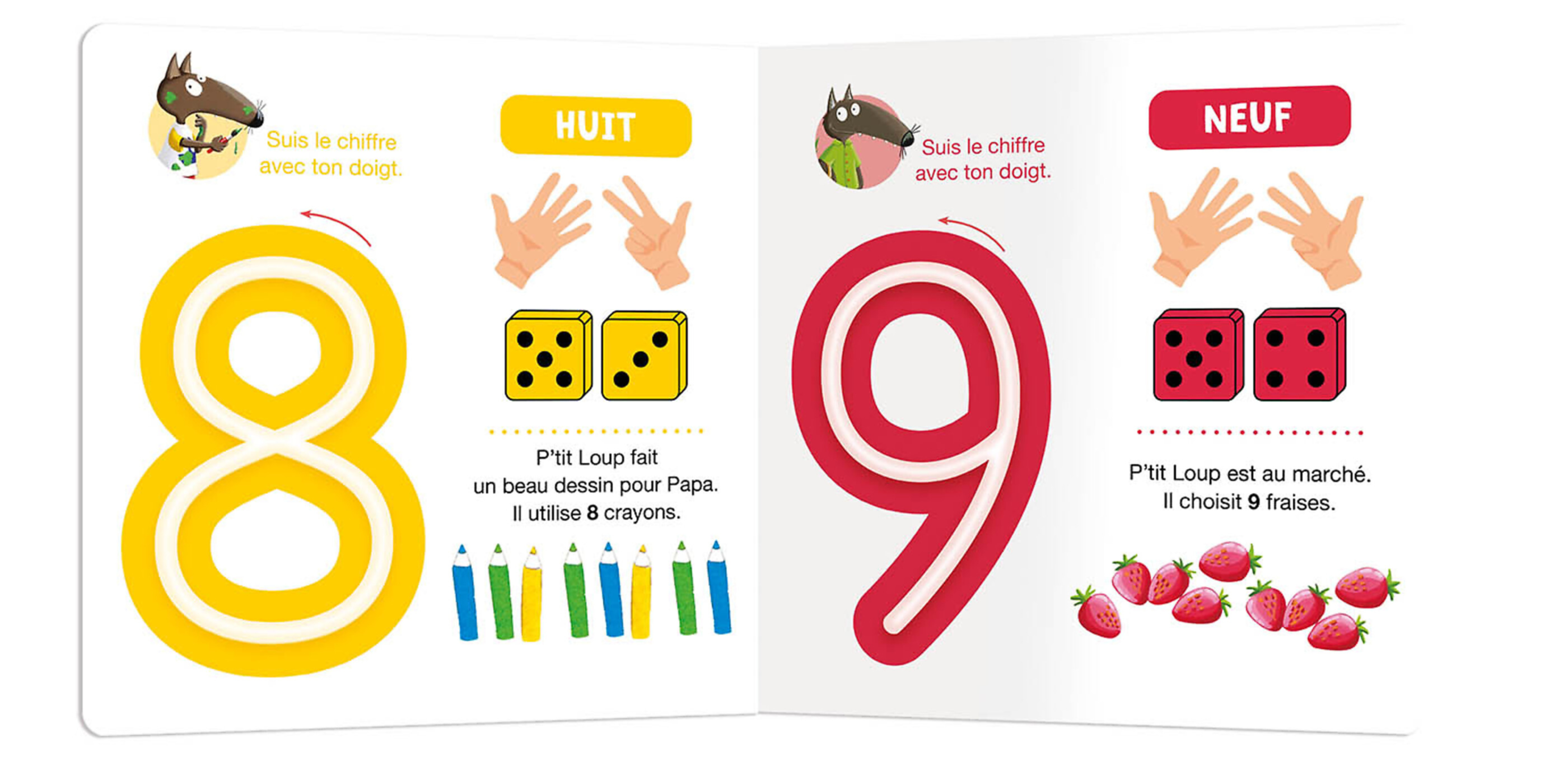 J'apprends Avec P'tit Loup - Les Chiffres J'apprends Avec P'tit Loup - Les Chiffres