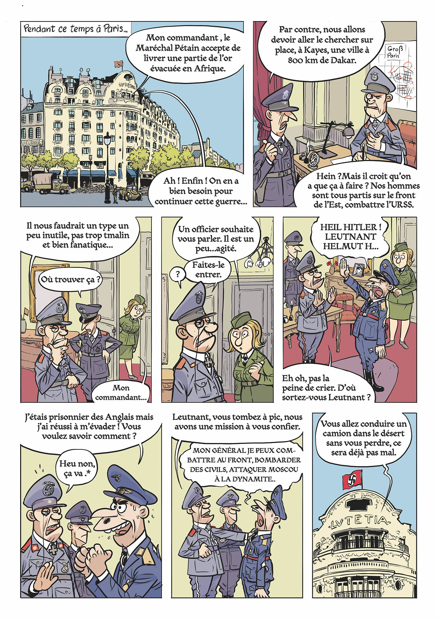 La Drôle De Guerre De Papi Et Lucien - Tome 3 - Mission : Sahara ! La Drôle De Guerre De Papi Et Lucien - Tome 3 - Mission : Sahara !