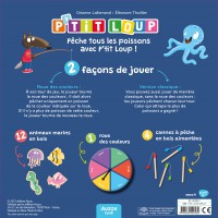 Grand Jeu - P'tit Loup - Ma Pêche À La Ligne Des Couleurs Grand Jeu - P'tit Loup - Ma Pêche À La Ligne Des Couleurs