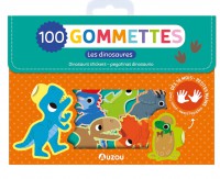 Ma pochette de 100 gommettes - Les dinosaures