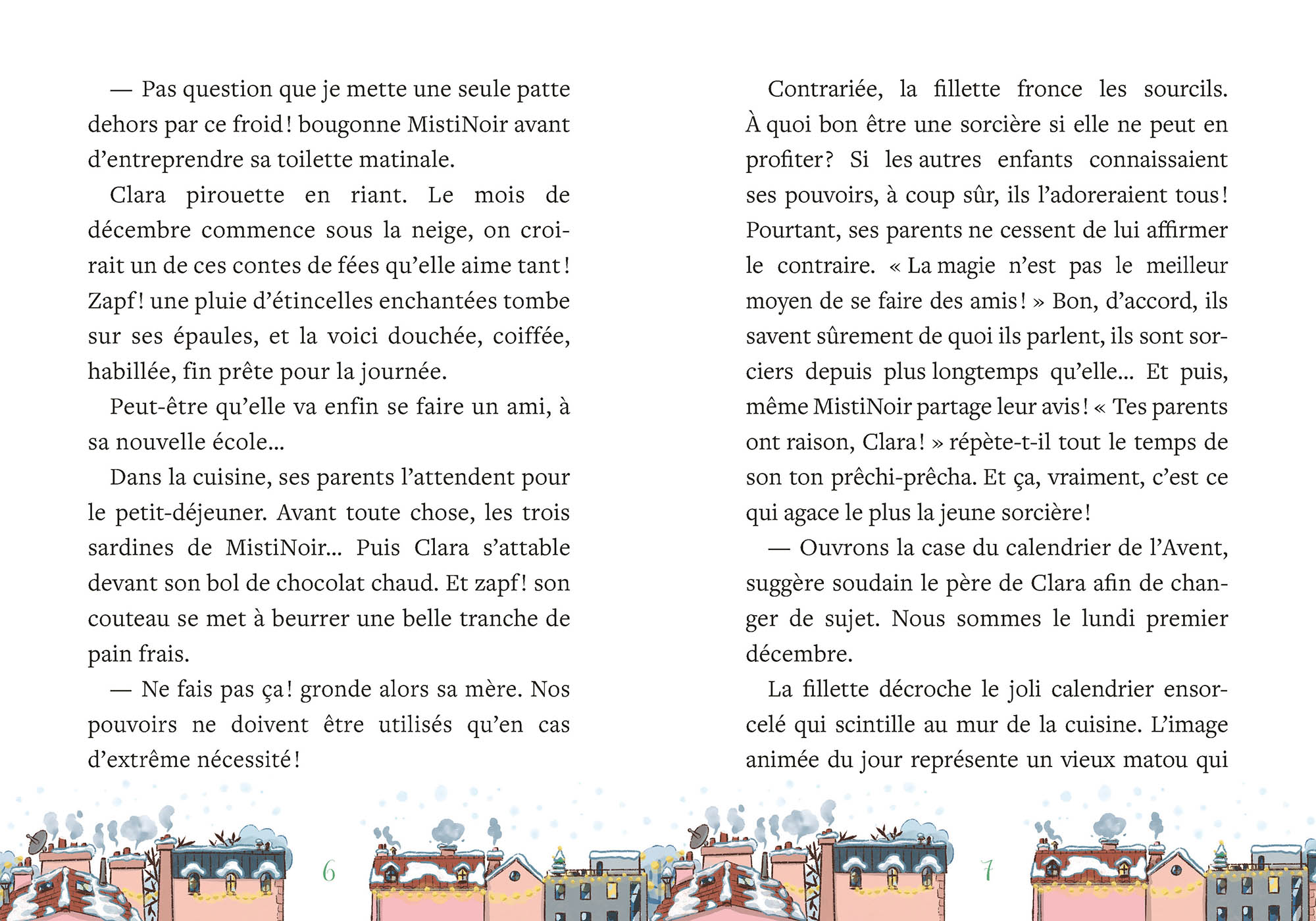 Mon Roman De L Avent - Le Noël De Clara La Petite Sorcière