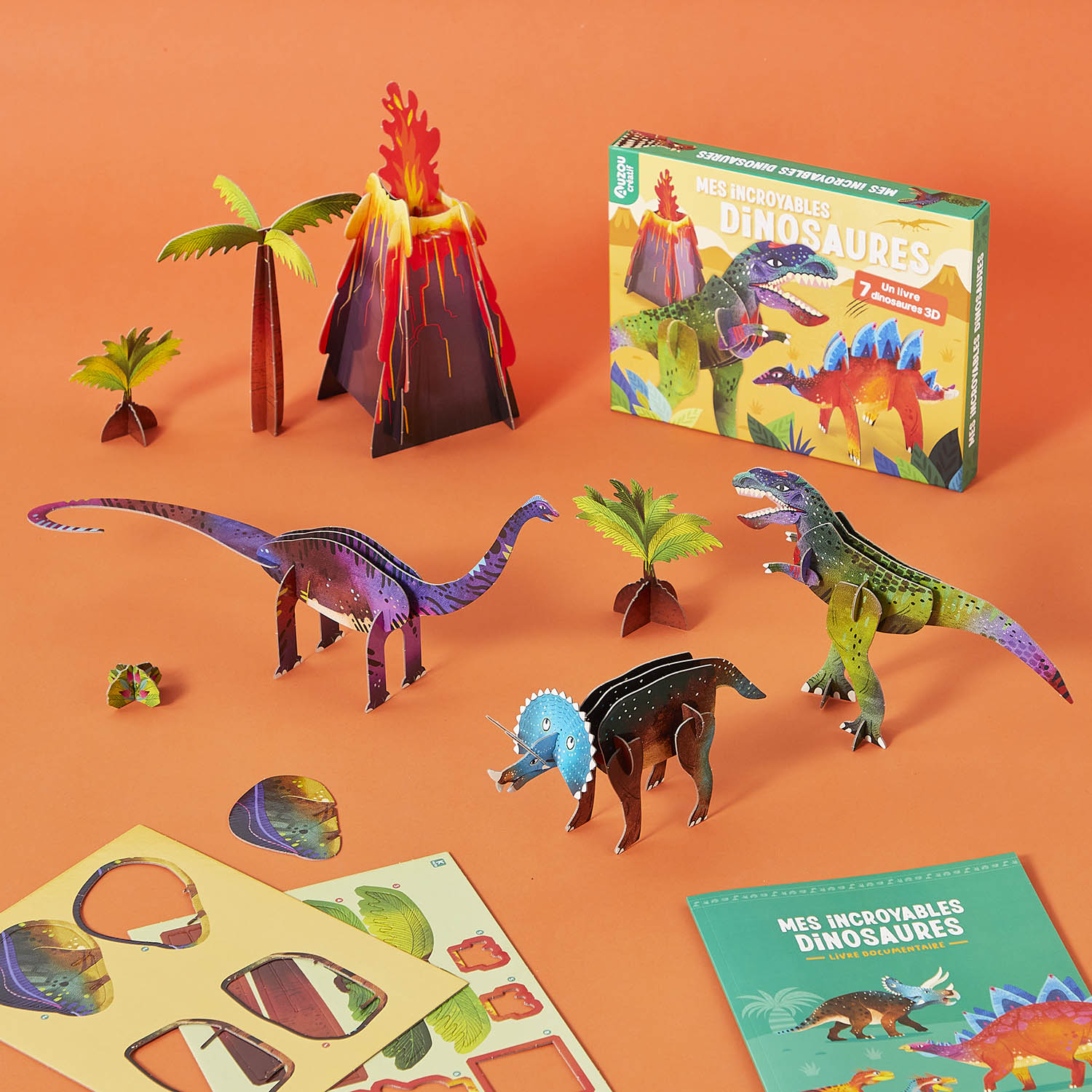 Mon Coffret D'artiste - Mes Dinosaures À Construire Mon Coffret D'artiste - Mes Dinosaures À Construire