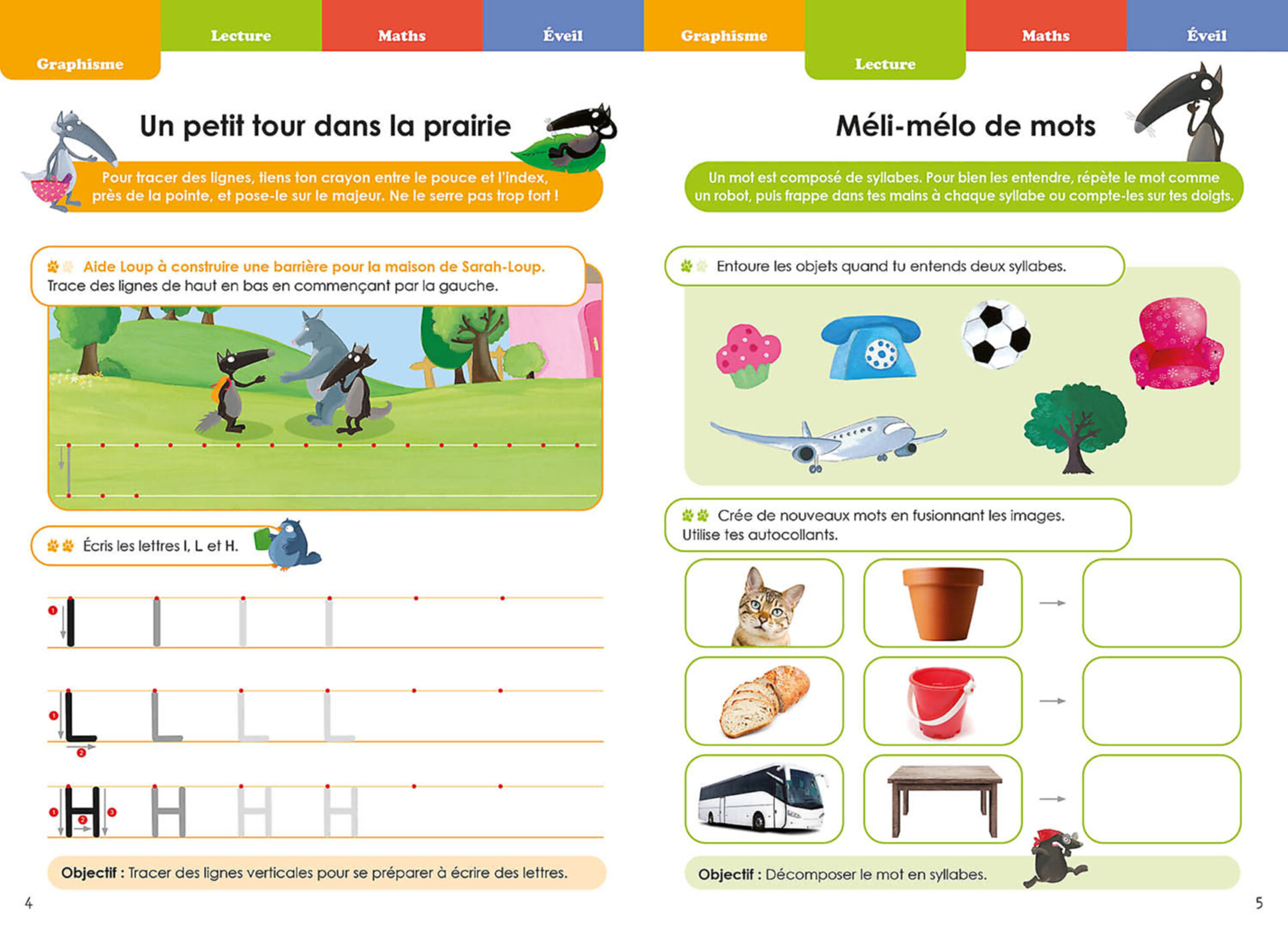 Je Rentre En 3E Maternelle Avec Loup