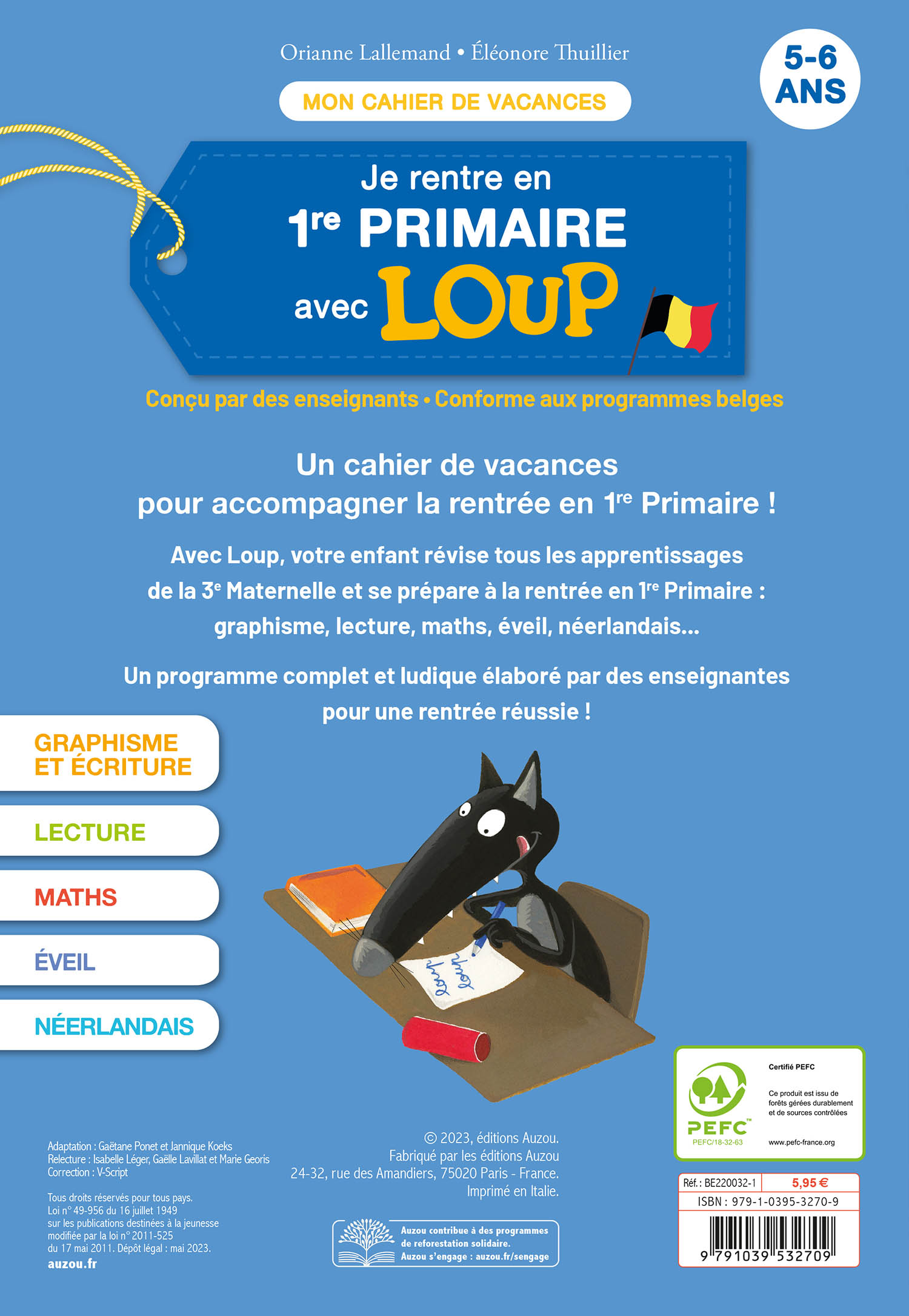 Je Rentre En 1Re Primaire Avec Loup