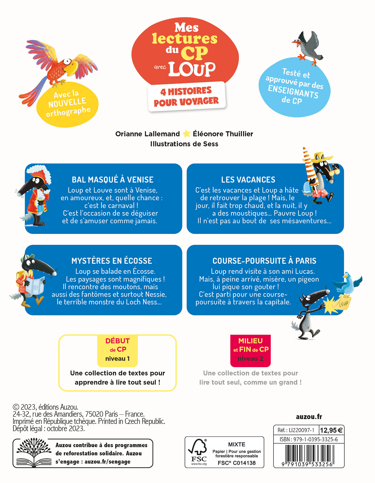 Mes Lectures Du Cp Avec Loup - Niveau 1 - 4 Histoires Pour Voyager