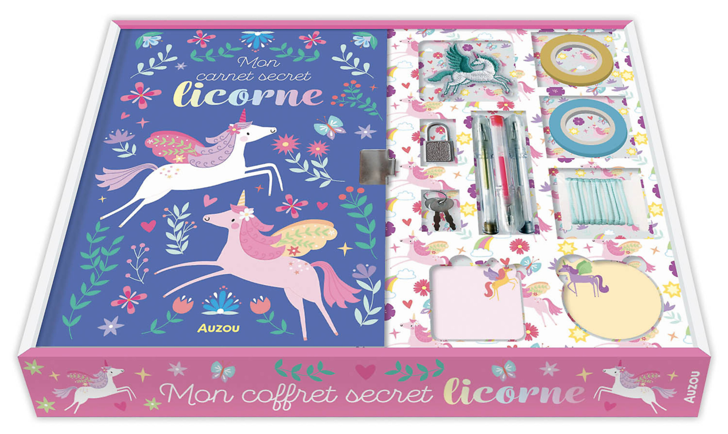Ma Papeterie Créative - Mon Coffret Secret Licorne