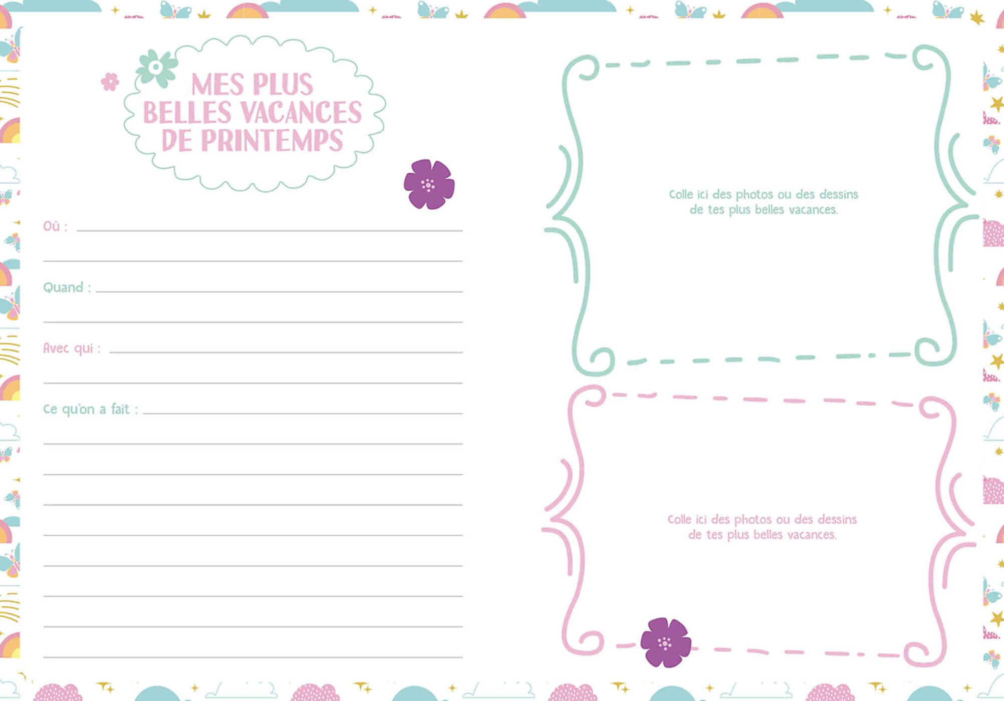 Ma Papeterie Créative - Mon Coffret Secret Licorne