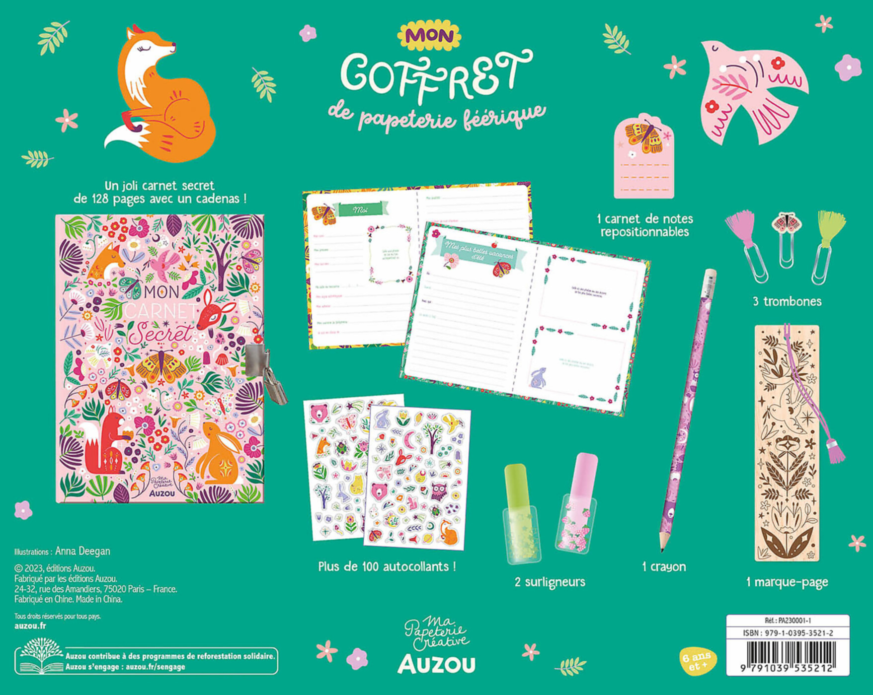 Mon Coffret De Papeterie Féérique