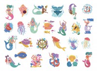 Mes P'tits Tattoos - Sirènes Et Océans Mes P'tits Tattoos - Sirènes Et Océans