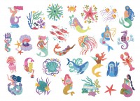 Mes P'tits Tattoos - Sirènes Et Océans Mes P'tits Tattoos - Sirènes Et Océans