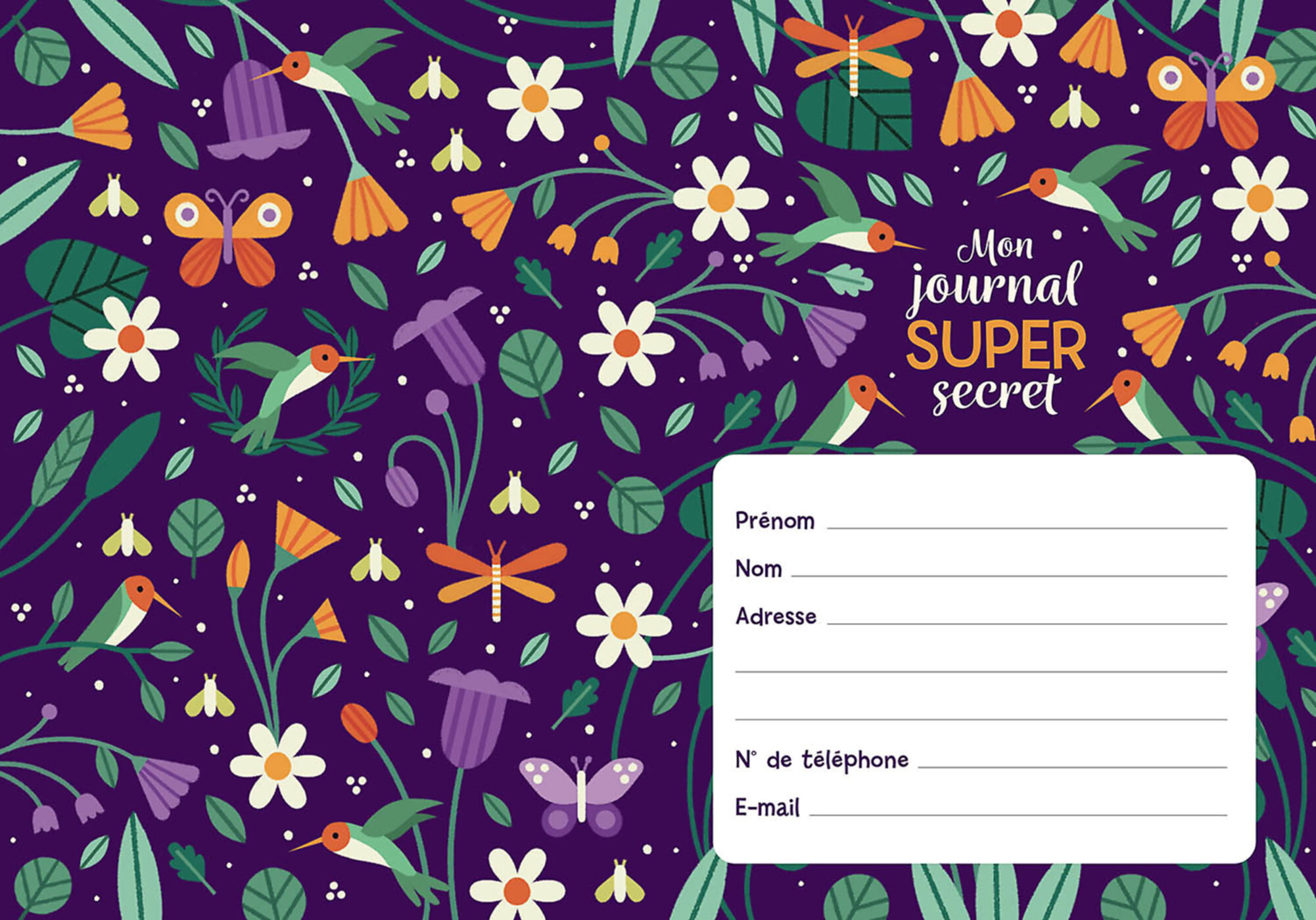 Mon Journal Super Secret - Avec Stylo À Encre Invisible