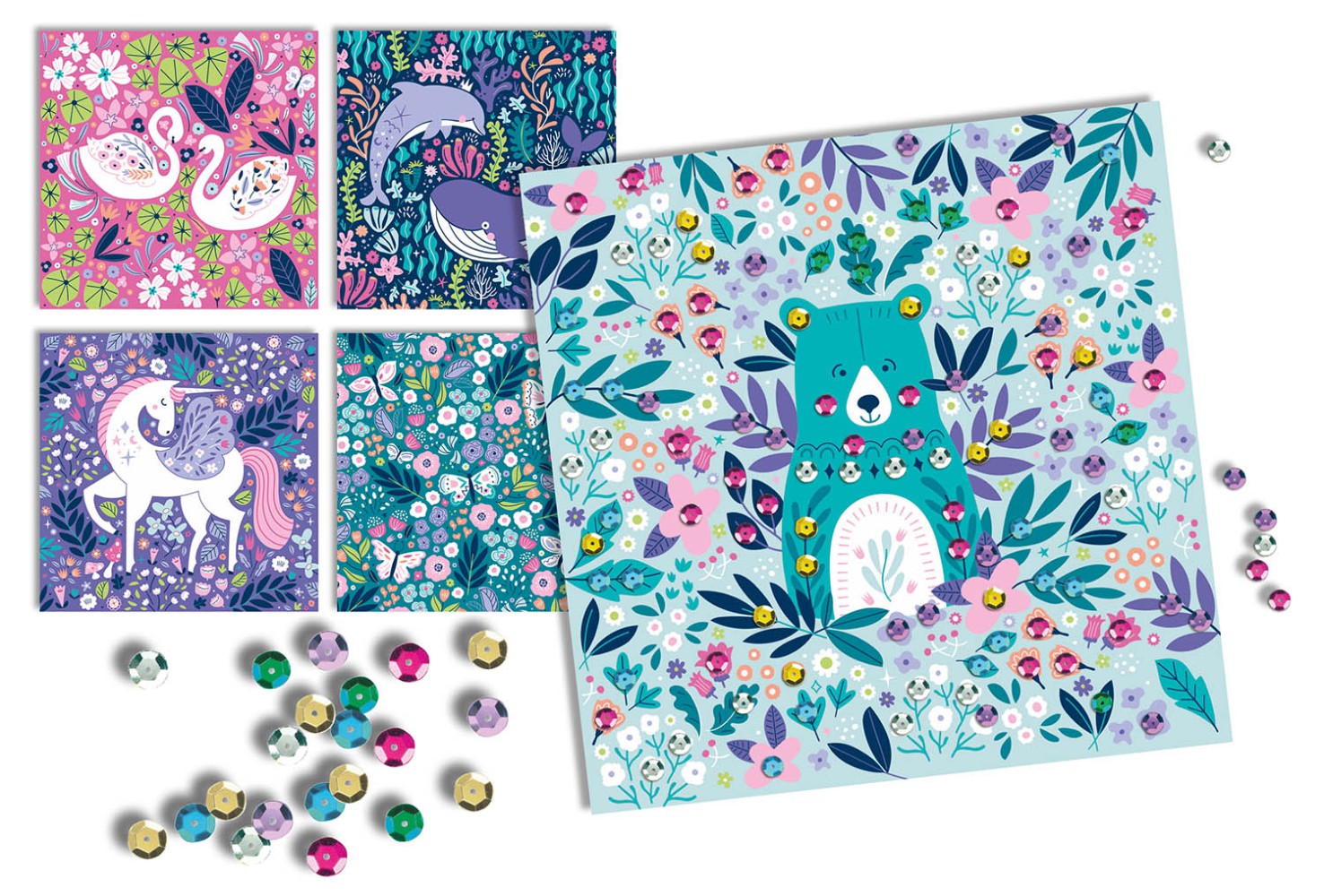 100 % Créa - Mes Magnifiques Tableaux À Sequins