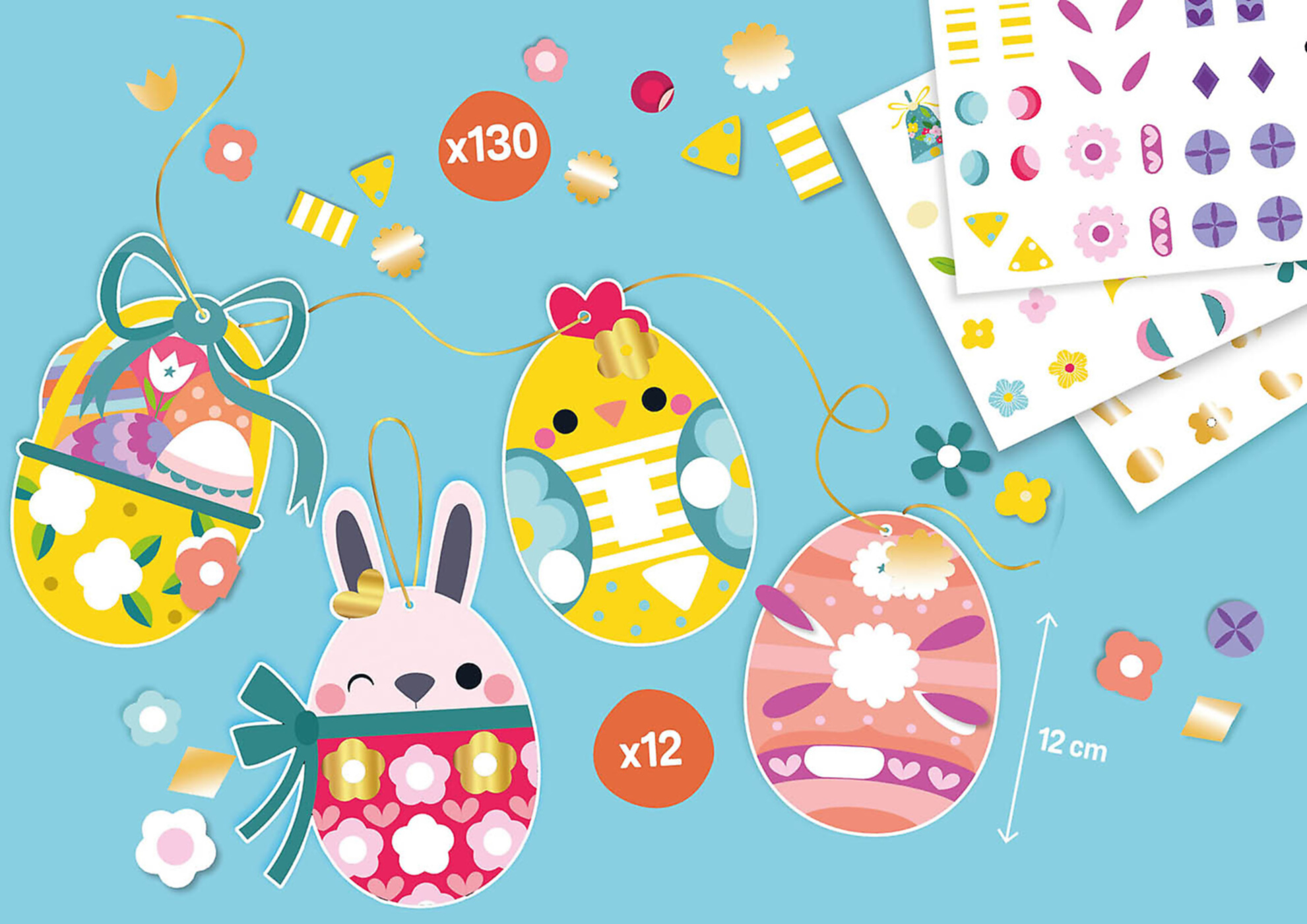 Ma Pochette D'artiste - Mes Oeufs De Pâques À Décorer Ma Pochette D'artiste - Mes Oeufs De Pâques À Décorer