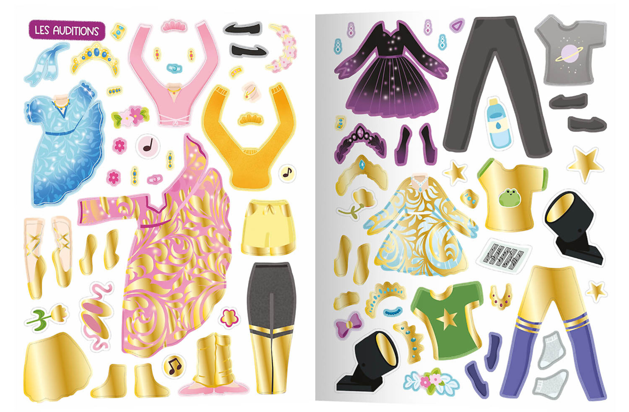 Mes 500 Autocollants Créatifs - Jolies Danseuses Mes 500 Autocollants Créatifs - Jolies Danseuses