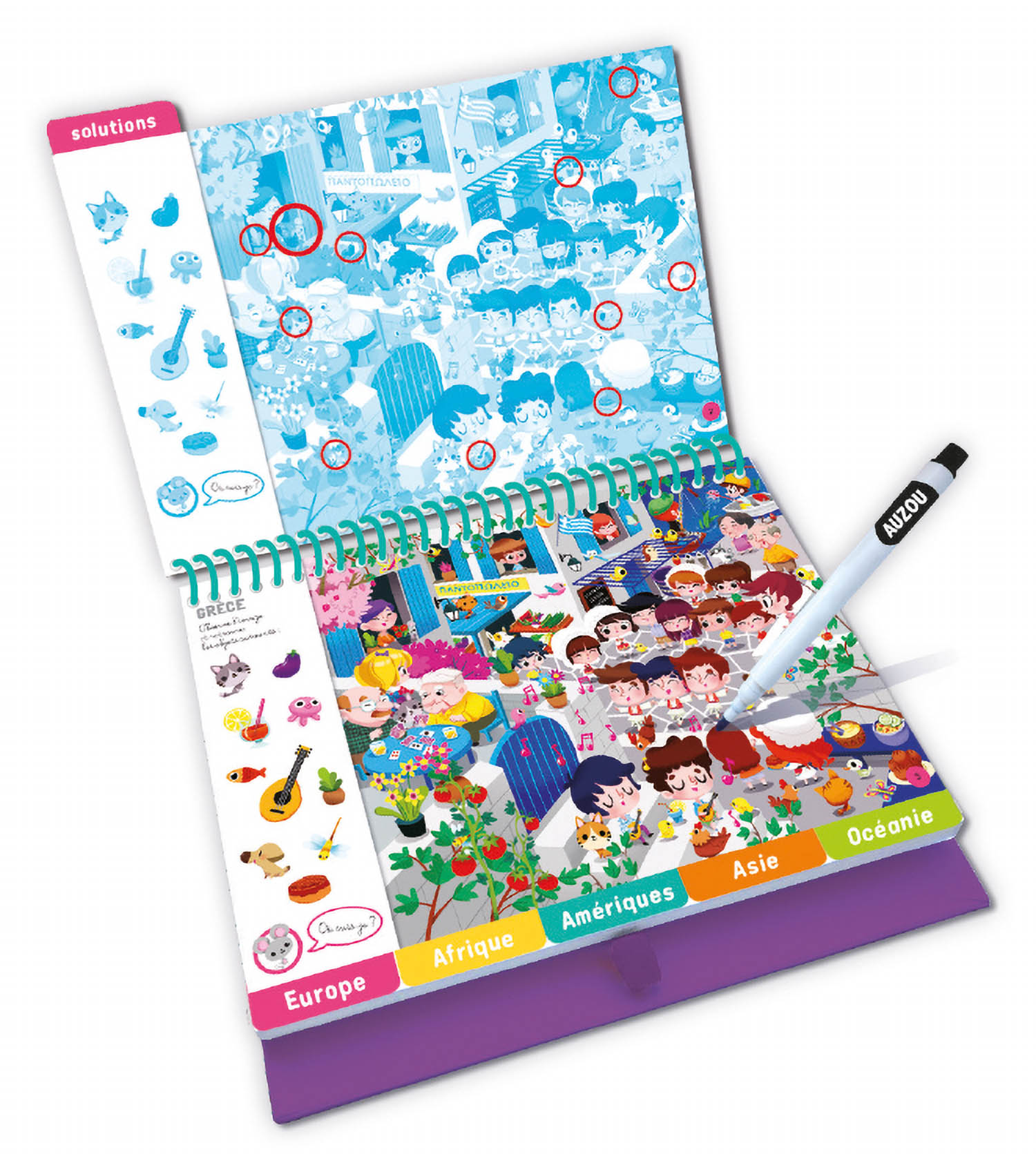 Bloc-Notes Cherche Et Trouve - Autour Du Monde Bloc-Notes Cherche Et Trouve - Autour Du Monde