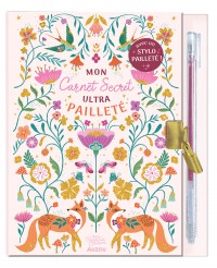 Ma papeterie créative - Mon carnet secret ultrapailleté