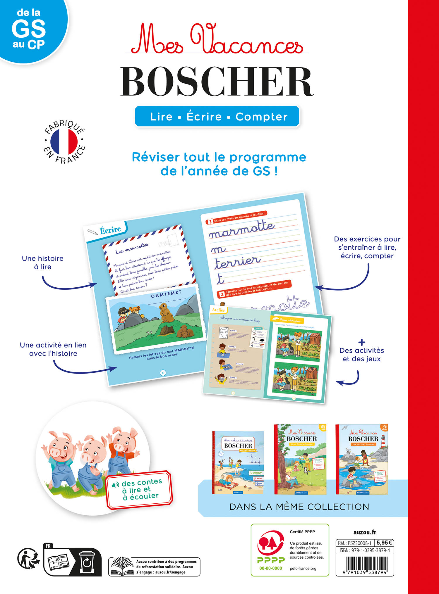 Mes Vacances Boscher - De La Gs Au Cp - 2026