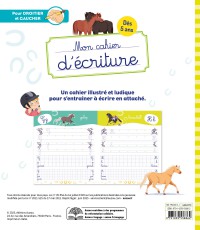 Mon Cahier D'écriture - Lettres Cursives - Les Chevaux