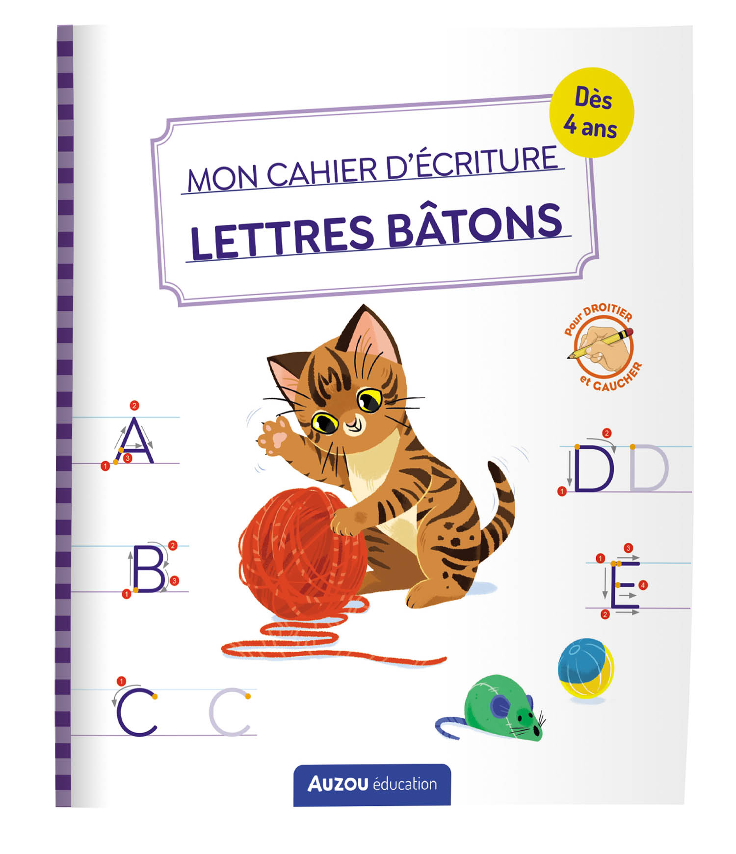 Mon Cahier D'écriture - Lettres Bâtons - Les Chats Mon Cahier D'écriture - Lettres Bâtons - Les Chats
