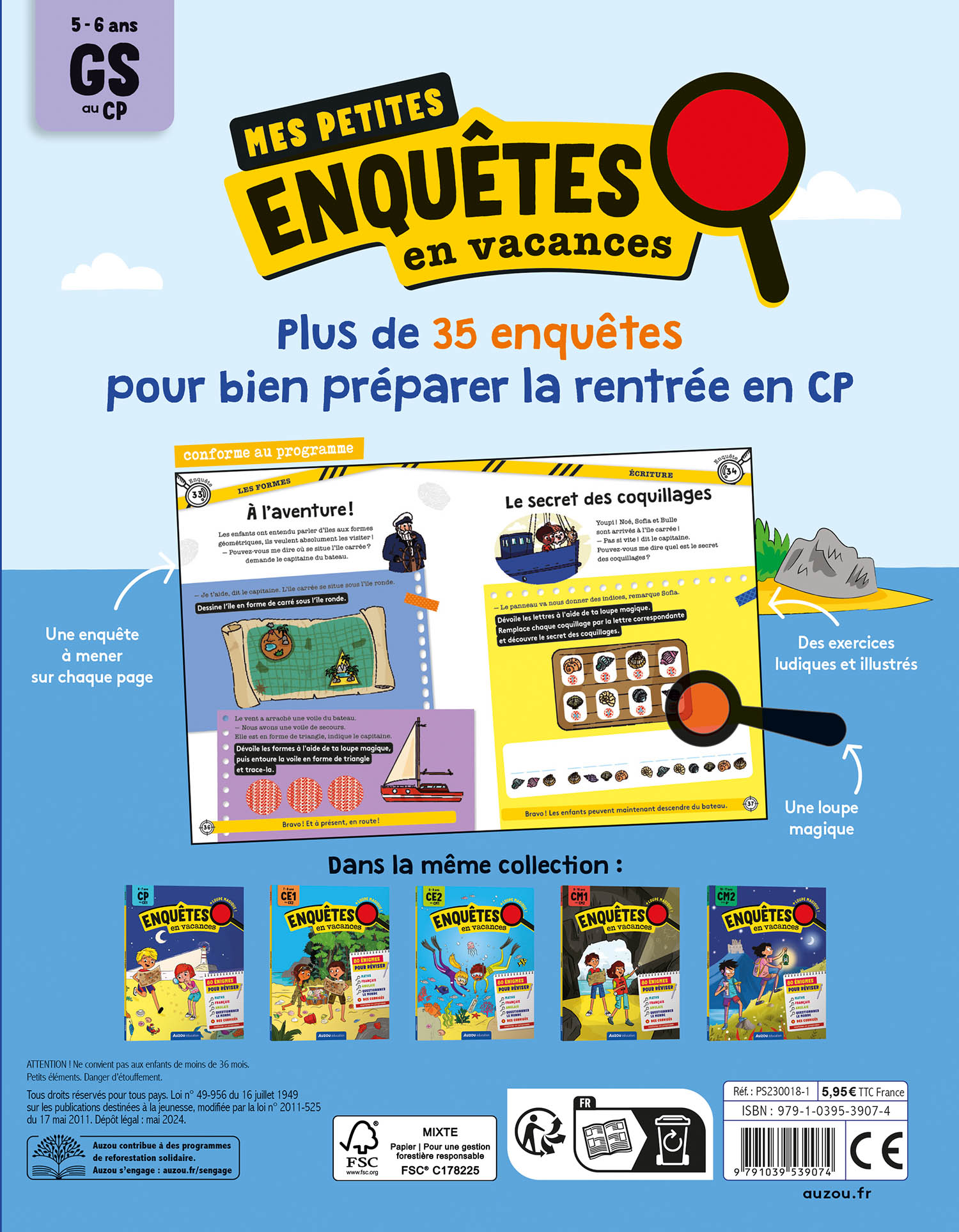 Mes Petites Enquêtes En Vacances - De La Gs Au Cp - 2026