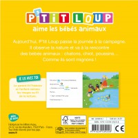 Je Lis Avec Toi - P'tit Loup Aime Les Bébés Animaux