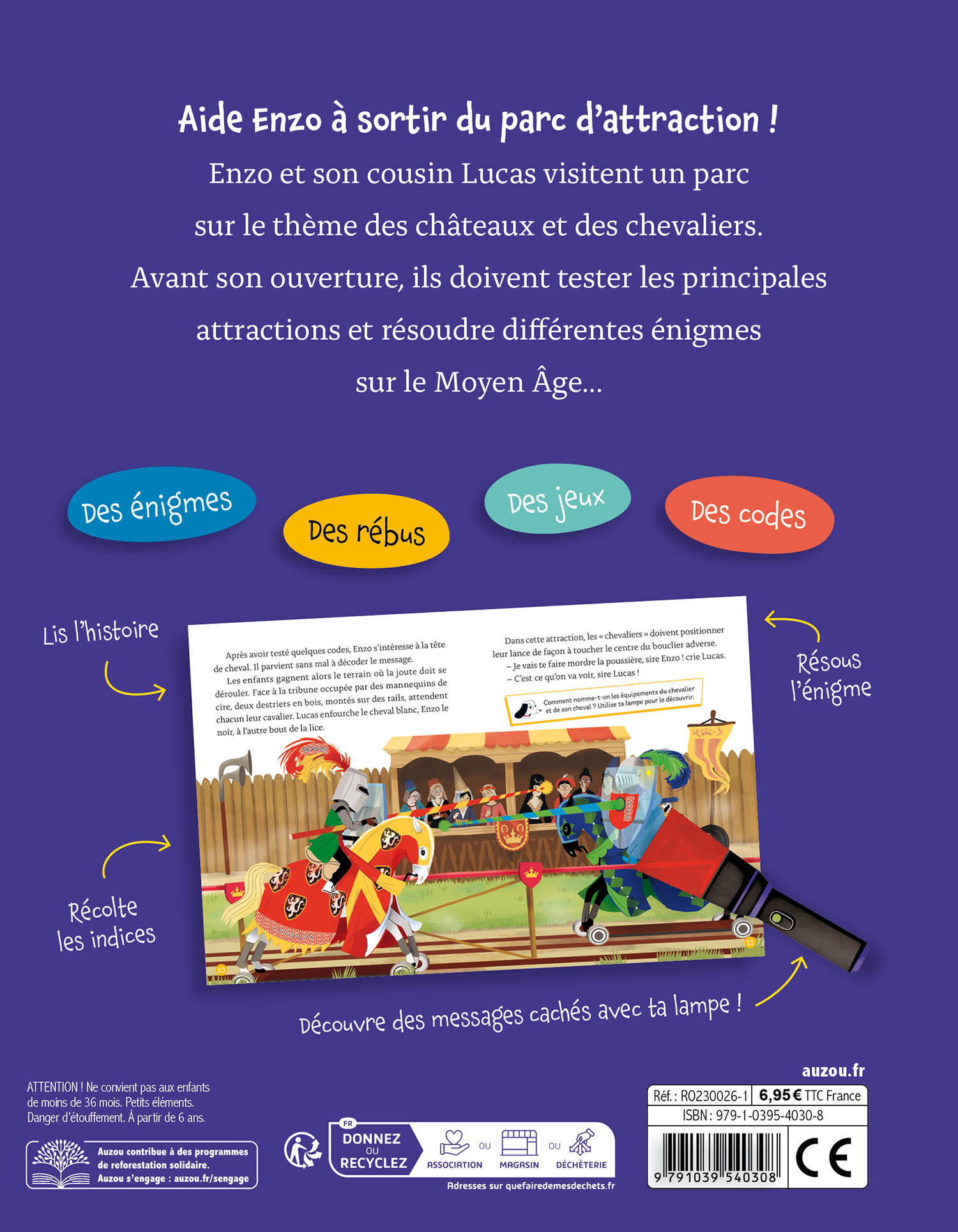 Mon Roman Enigme - Mes Premières Enquêtes - Le Parc Des Chevaliers