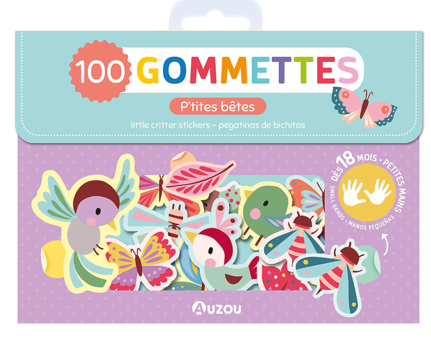 Ma Pochette De 100 Gommettes - Les P'tites Bêtes Ma Pochette De 100 Gommettes - Les P'tites Bêtes