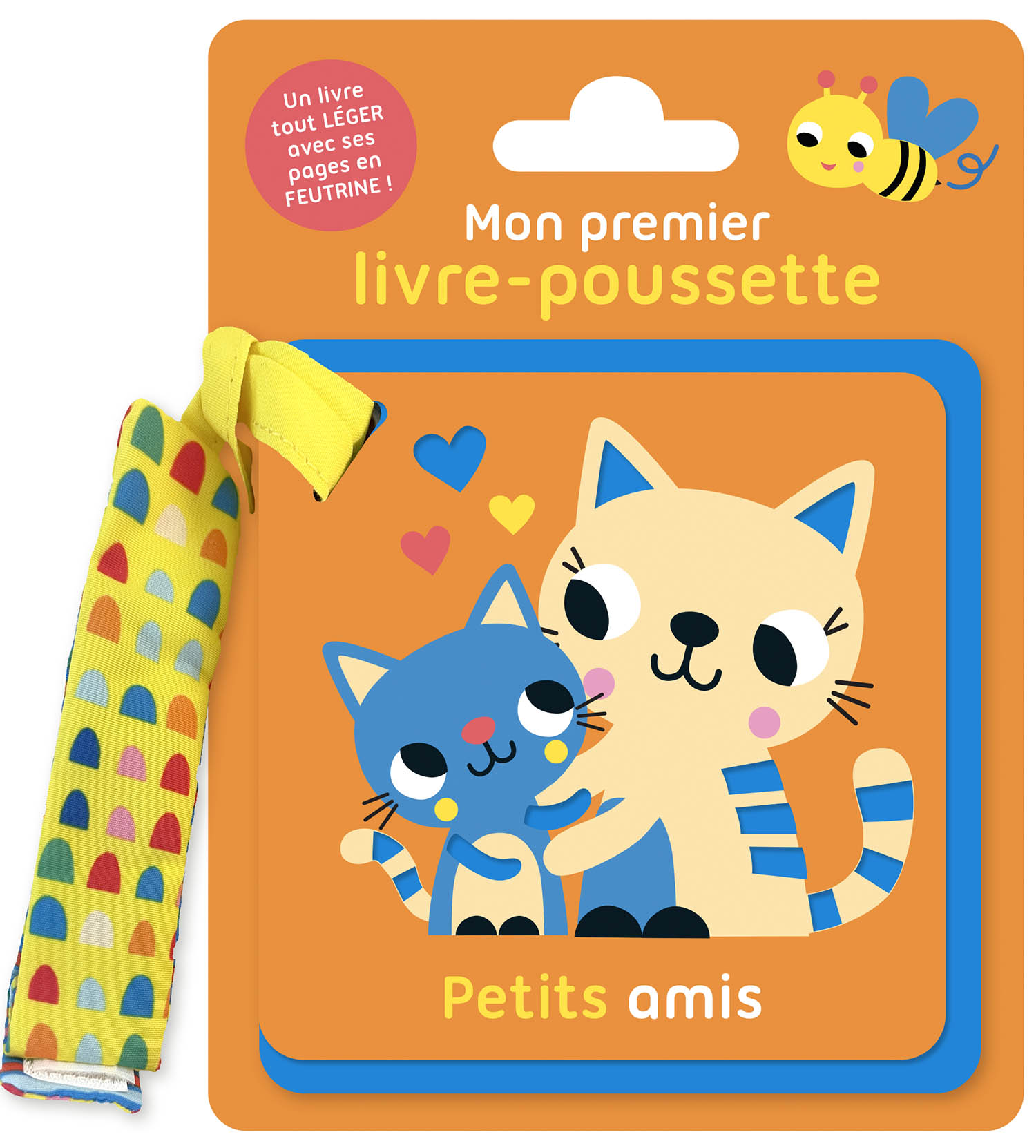 Livre Poussette Feutrine - Petits Amis Livre Poussette Feutrine - Petits Amis