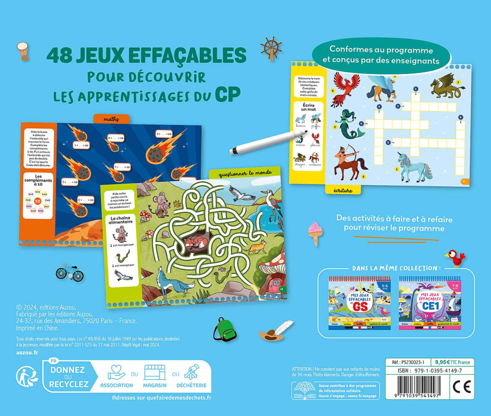 Mes Jeux Effaçables De Cp