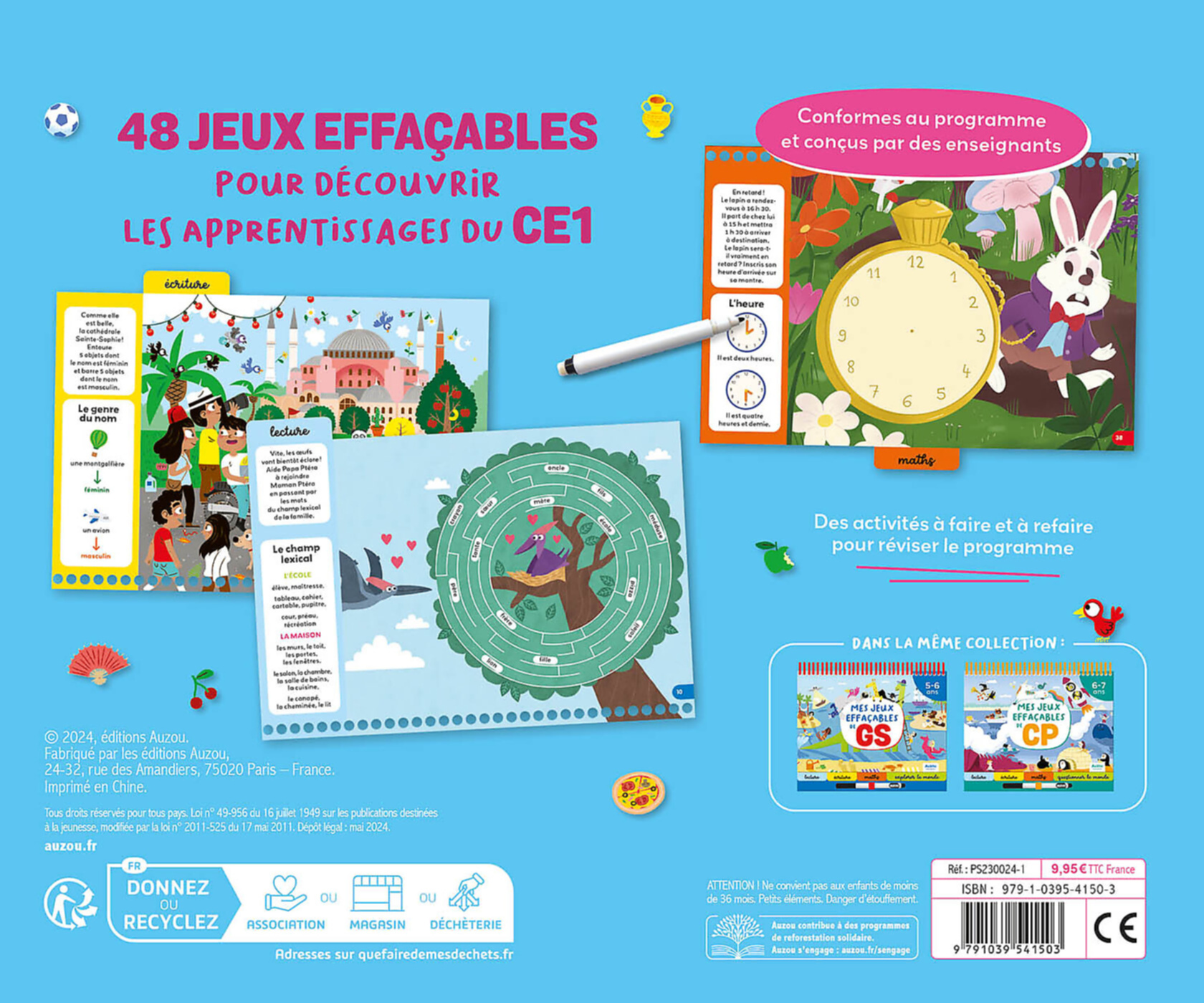 Mes Jeux Effaçables De Ce1