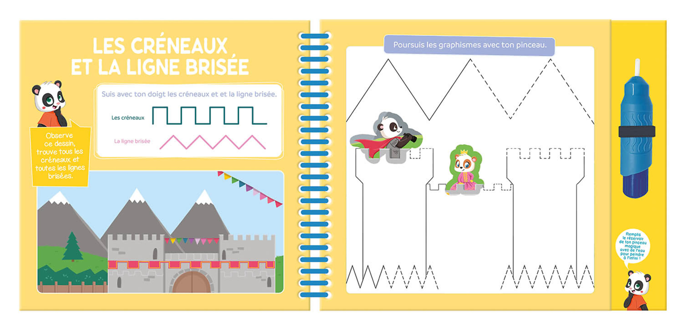 L'école Des Pandas - Ma Peinture Magique - Les Lettres