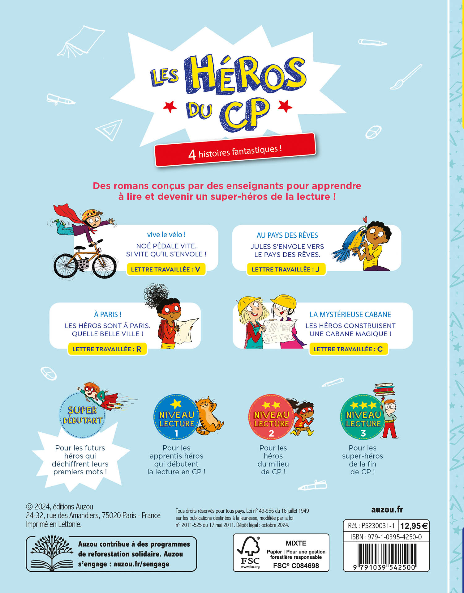 Les Héros Du Cp - Super Débutant - 4 Histoires Fantastiques !