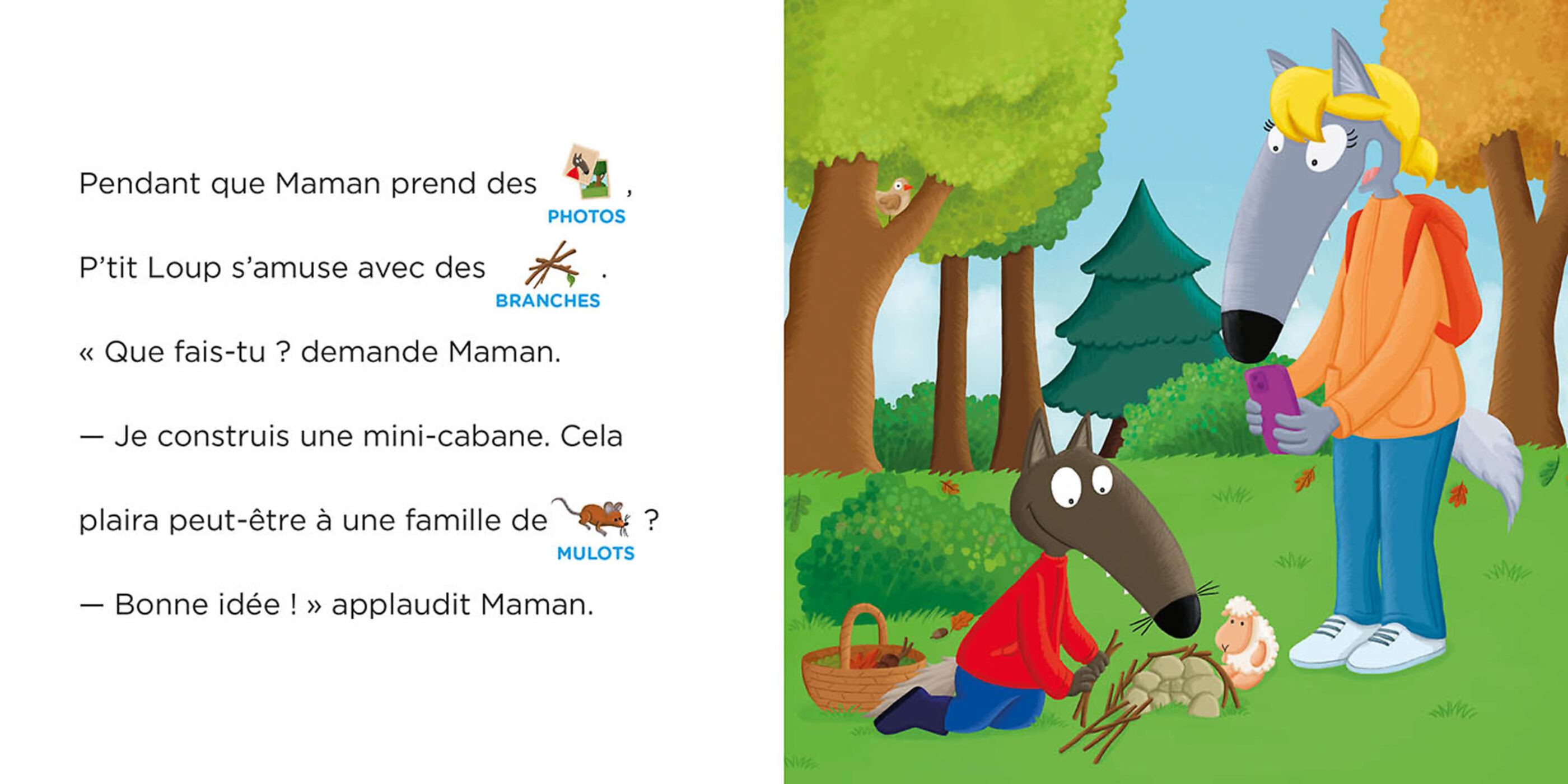 Je Lis Avec Toi - P'tit Loup - P'tit Loup Se Balade En Forêt Je Lis Avec Toi - P'tit Loup - P'tit Loup Se Balade En Forêt