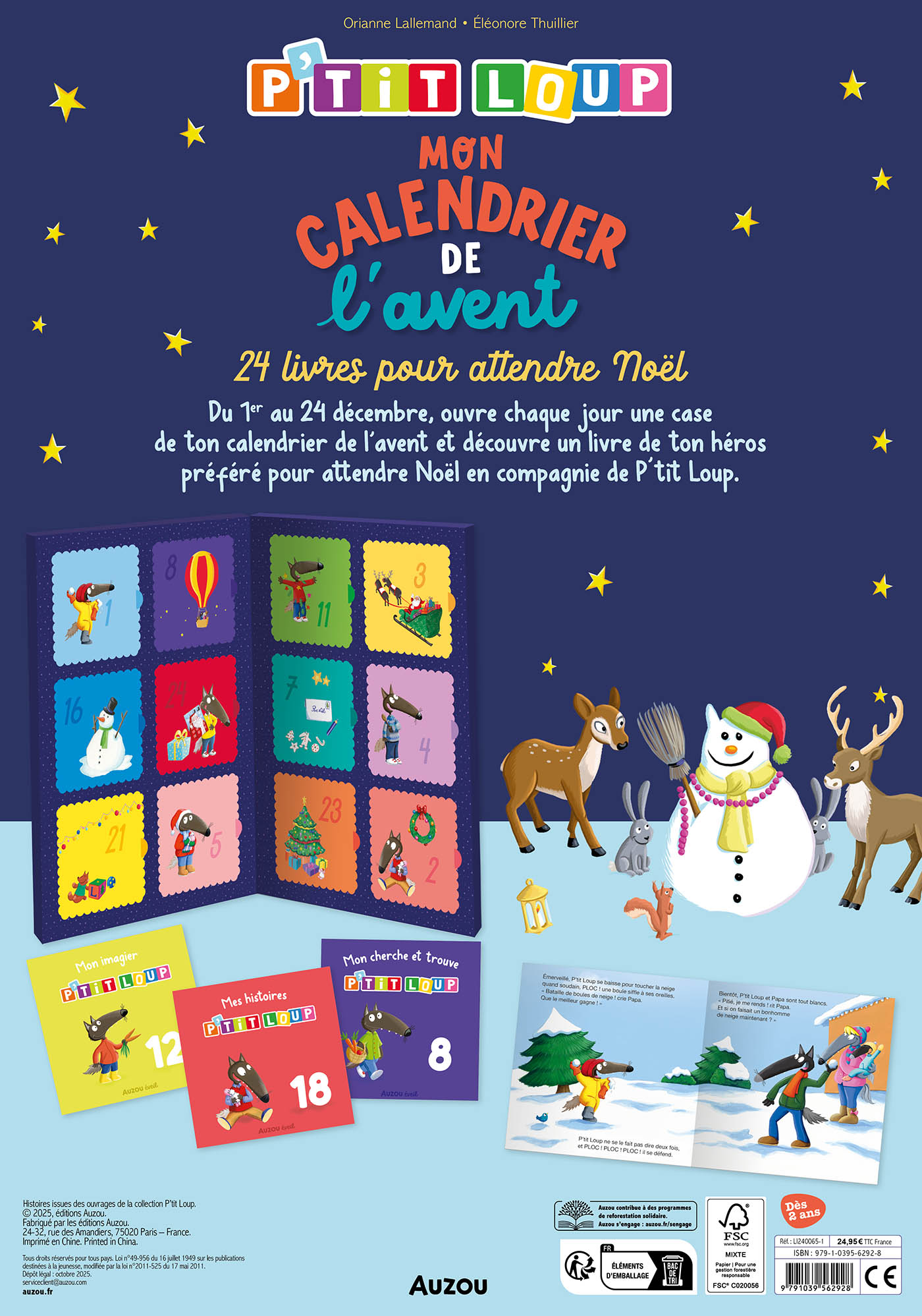 P'tit Loup - Mon Calendrier De L'avent 2024