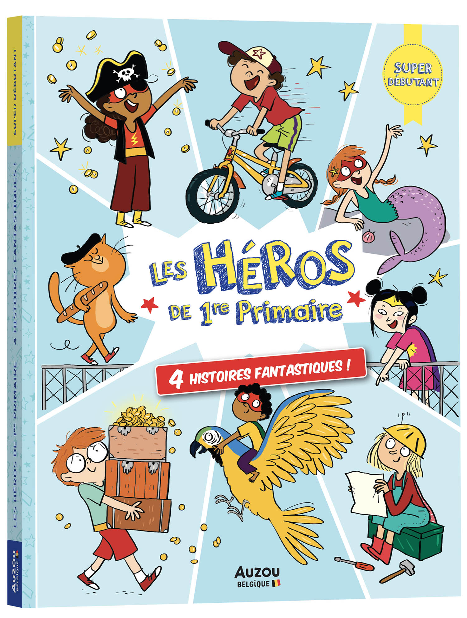 Les Héros De 1Re Primaire - Super Débutant - 4 Histoires Fantastiques !