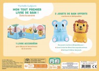 Mon Premier Livre De Bain - Dans La Savane - Un Coffret Avec 2 Jouets Déclipsables !
