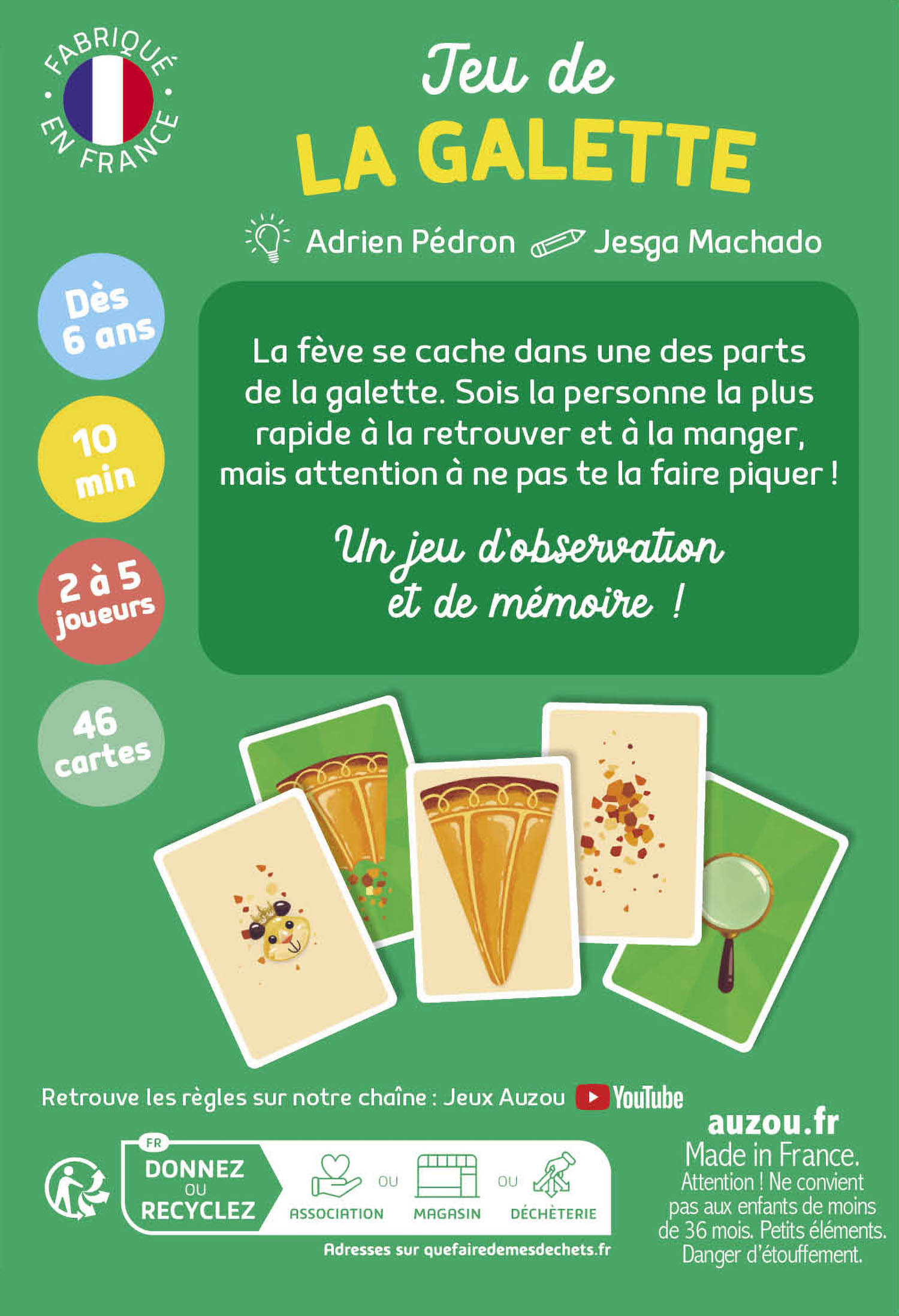 Jeu De Cartes - Jeu De La Galette