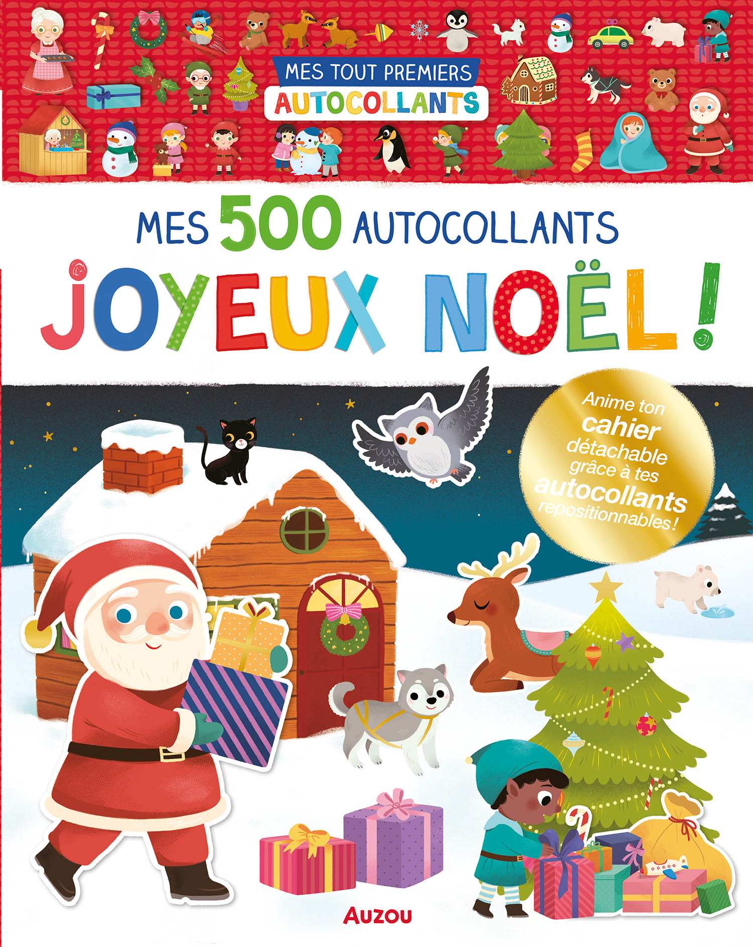 Mes Tout Premiers Autocollants - 500 Autocollants Joyeux Noël !