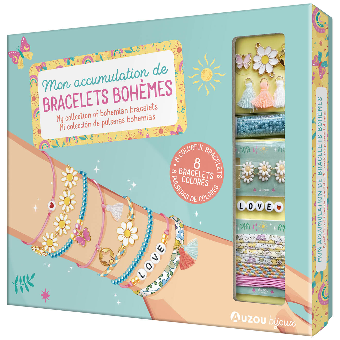 Ma Boîte À Bijoux - Mon Accumulation De Bracelets Bohèmes Ma Boîte À Bijoux - Mon Accumulation De Bracelets Bohèmes