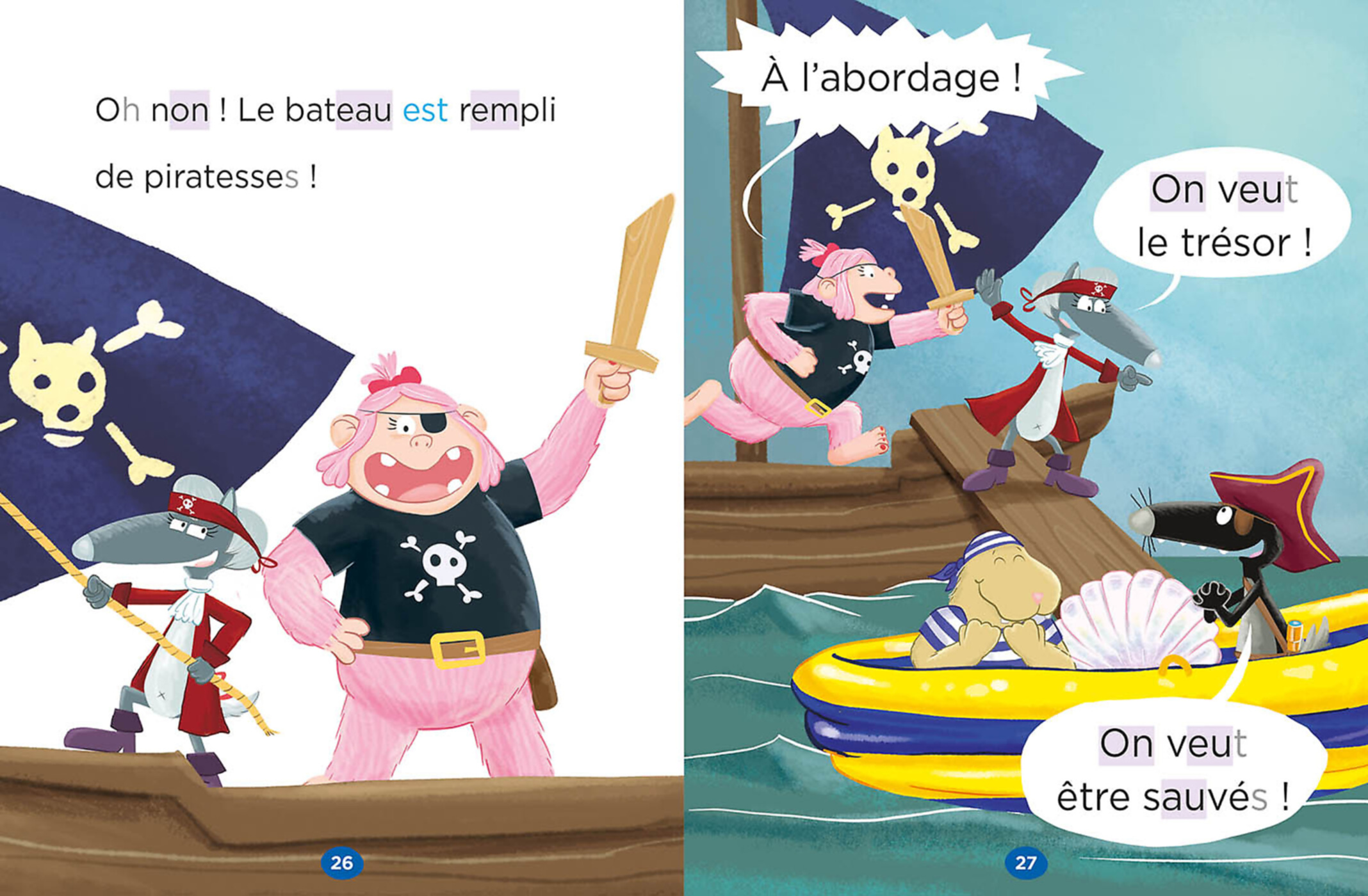 Mes Lectures De 1Re Primaire Avec Loup - À L'abordage !