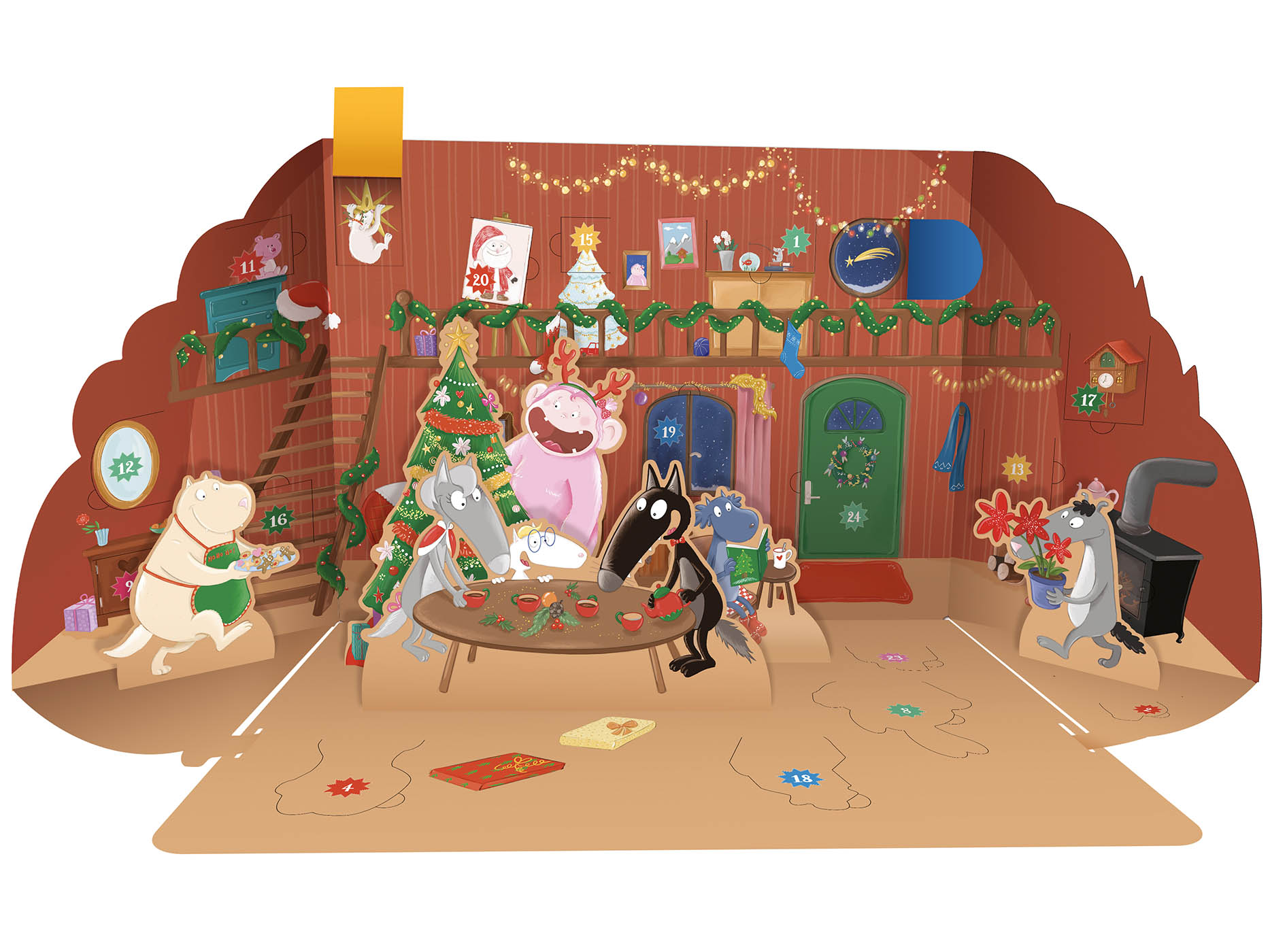 Mon Calendrier De L'avent Loup Mon Calendrier De L'avent Loup